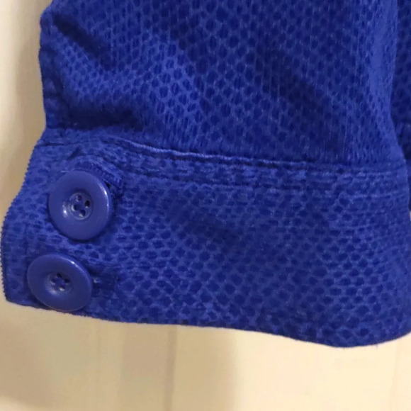 Chico's Royal Blue Jacket/Blazer Size 1 - Picture 4 of 8